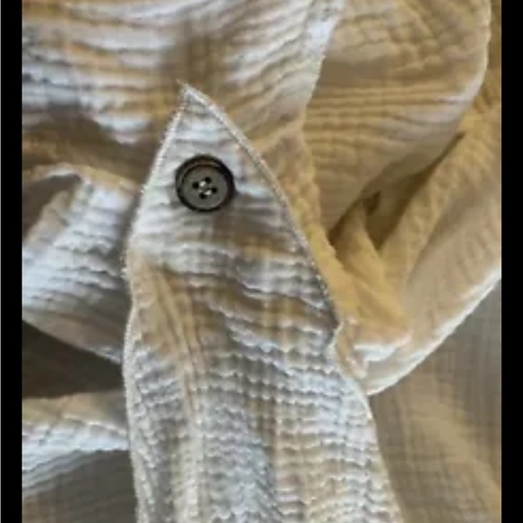 LADIES ON QUEEN White Woven Cotton Jacket 3X Plus Size B52 Niagara On The Lake - Picture 3 of 8